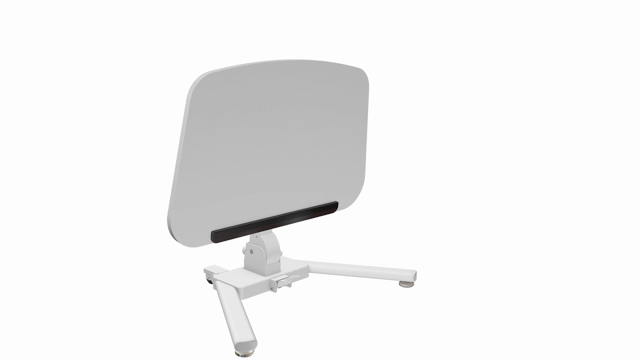How it works: WST01 Height Adjustable Reception Desk Workstation?