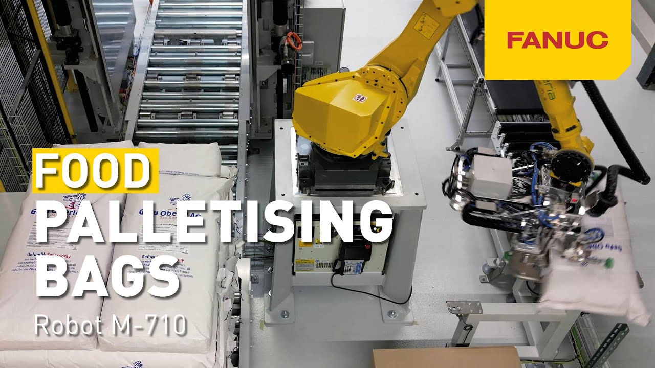 Palletizing application for bags | FANUC & imperia systems | GET IT DONE. TOGETHER!