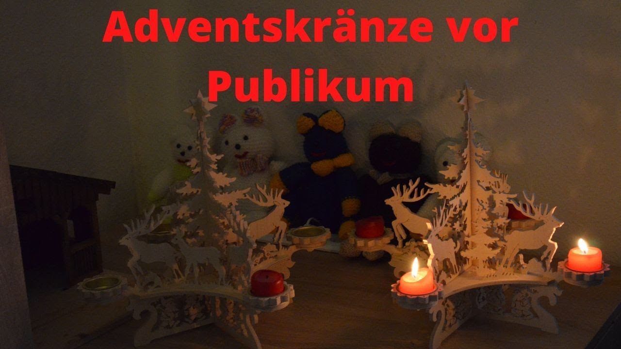 Adventskranz mit der Dekupiersäge