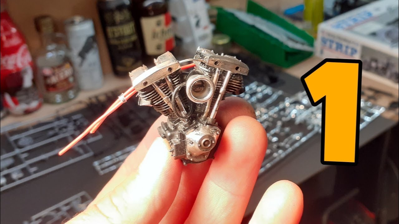 Imai 1:12 Harley Davidson FLH (Full Build Video Part 1)