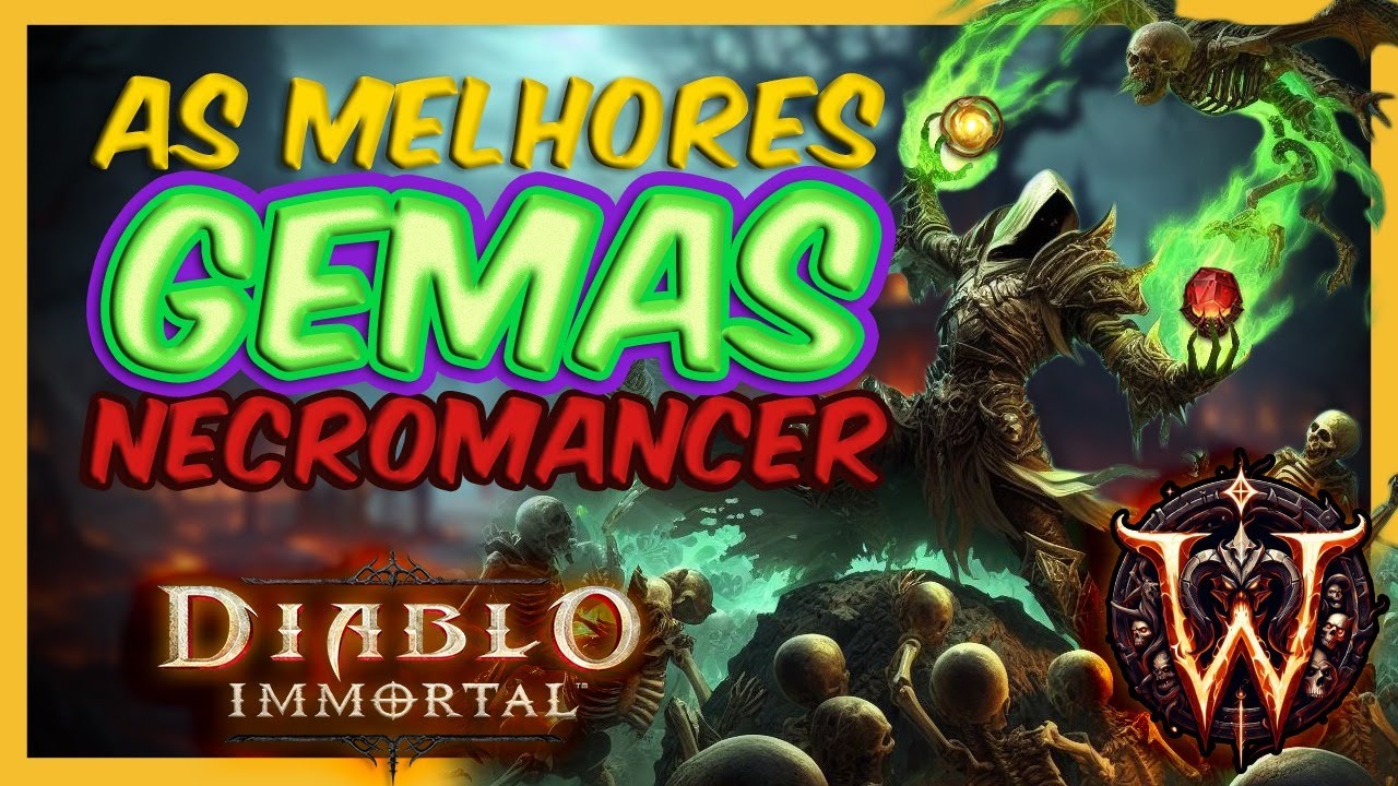 AS MELHORES GEMAS - NECRO - DIABLO IMMORTAL