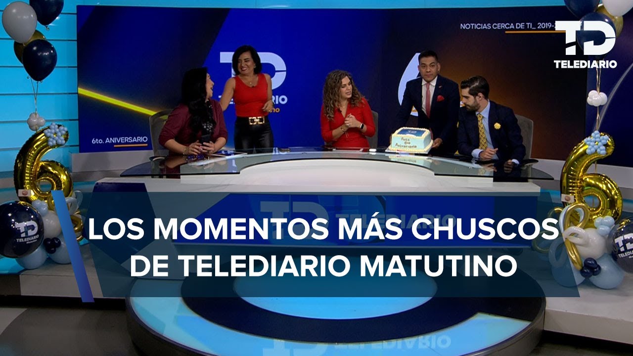 Telediario Matutino CdMx cumple 6 a&ntilde;os: estos han sido los momentos m&aacute;s divertidos