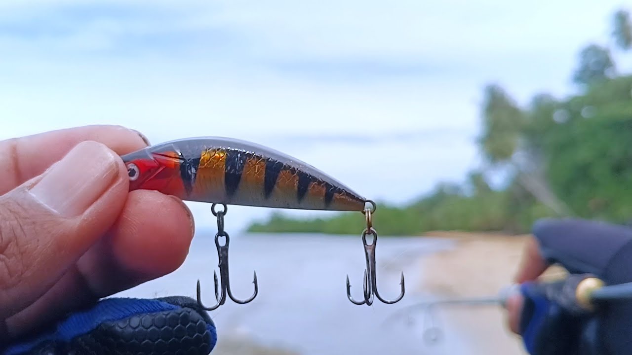 Petualangan Mencari Strike Hanya Pake 1 Minnow‼️MANCING UL CASTING KARANG DANGKAL-shaltwater fishing