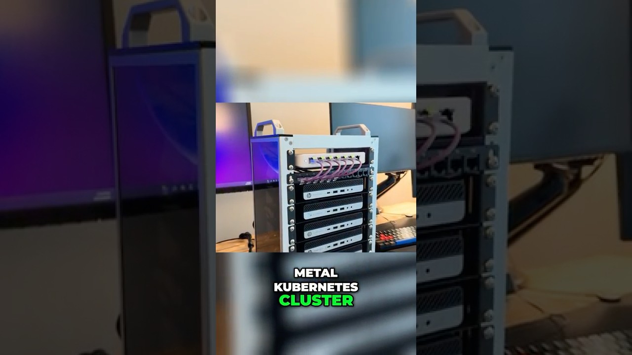 Mini Server Rack Kubernetes Cluster & PoE Switch! #kubernetes #serverrack #homelab