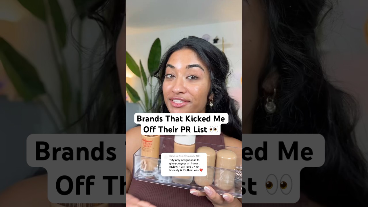 FULL FACE OF BRANDS WHO KICKED ME OFF THEIR PR LIST ‼️