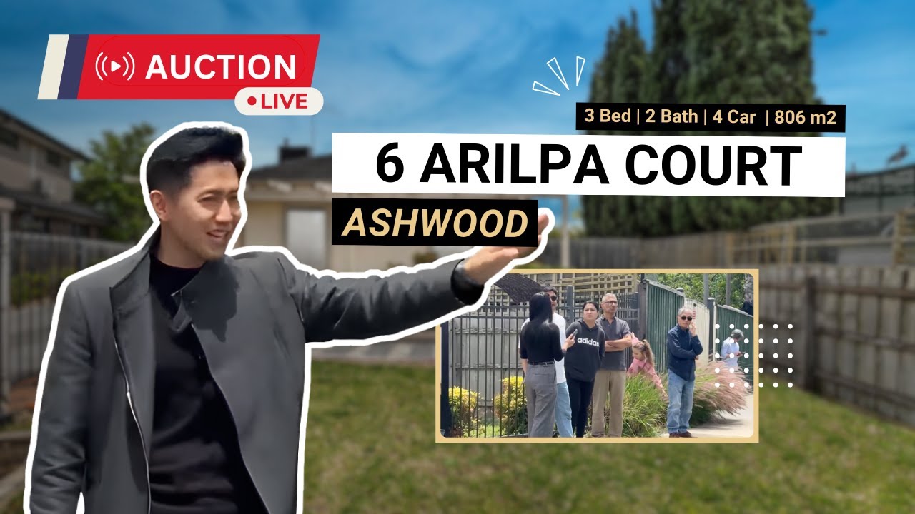 Live Auction @ 6 Arilpa Court, Ashwood - Auction Results Melbourne