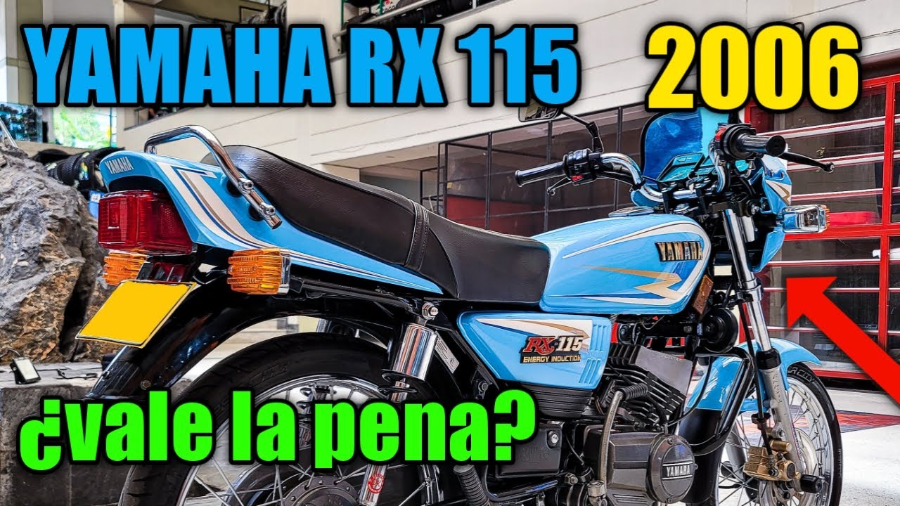 Yamaha RX 115 2006 azul claro un amor verdadero...