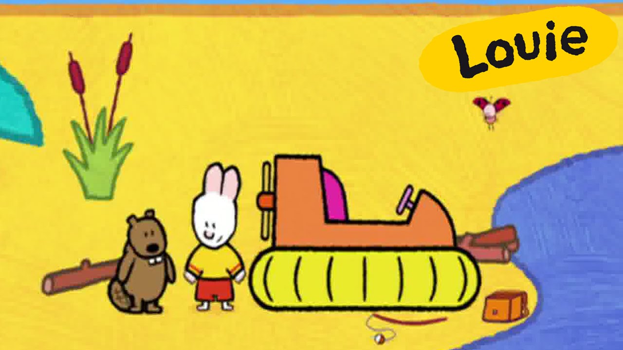 Hydroplano - Louie dibujame un hydroplano | Dibujos animados para niños