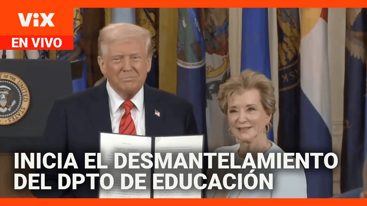 Donald Trump comienza a desmantelar el Departamento de Educación