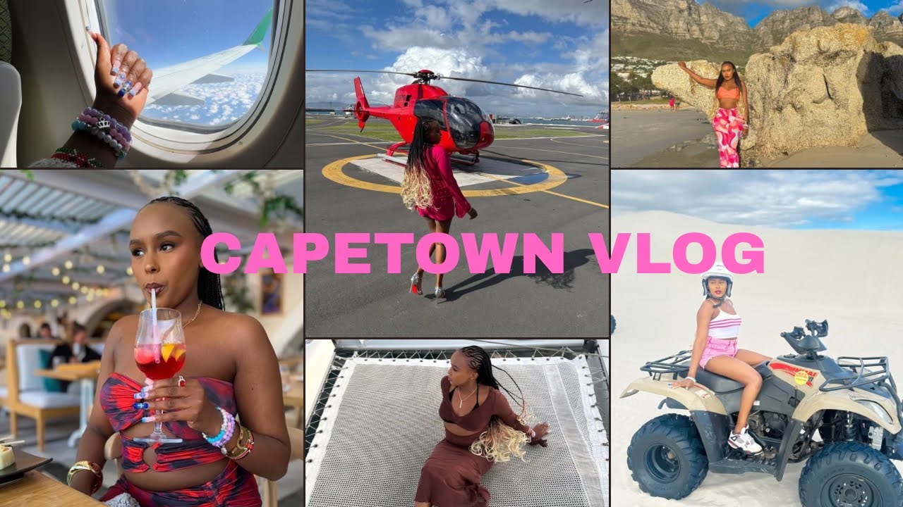 SOLO TRIP TO SOUTH AFRICA,CAPETOWN; Helicopter ride,Atlantis dunes,sunsets and more #kenyanyoutuber