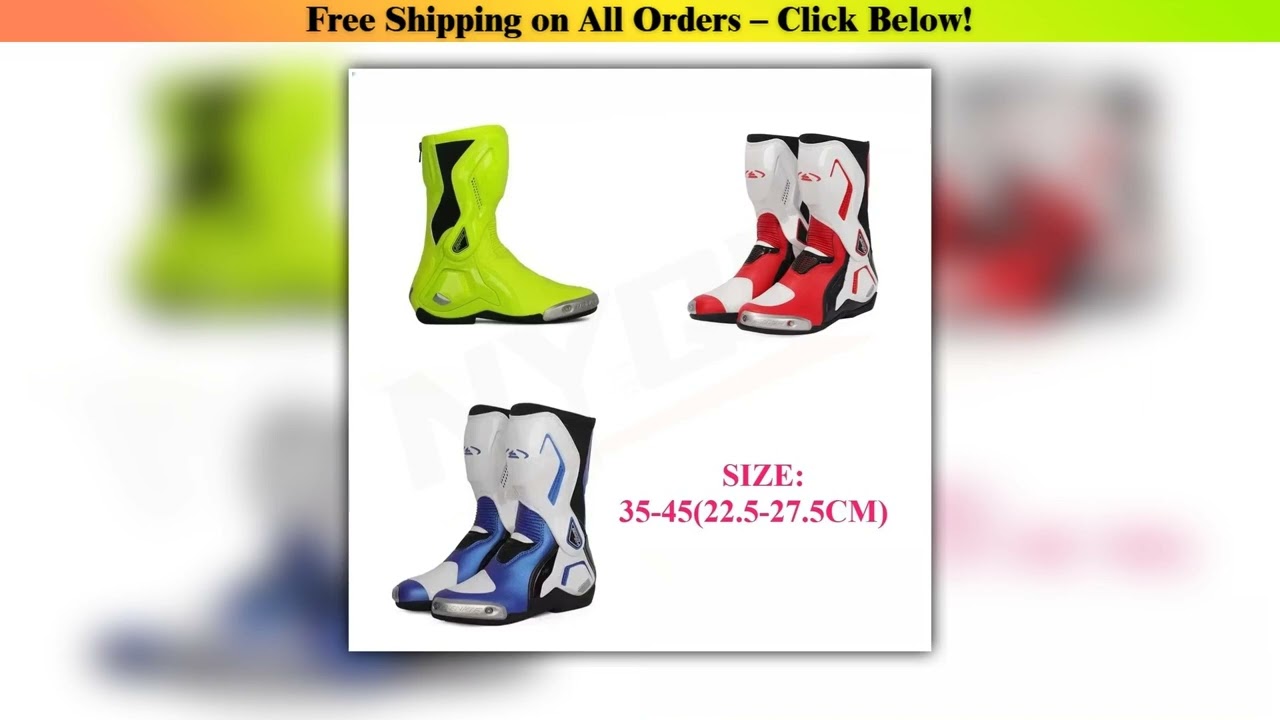 BENKIA Motorcycle Botas CE Certification Professional Track Riding - Hidden Gem Product | Smart