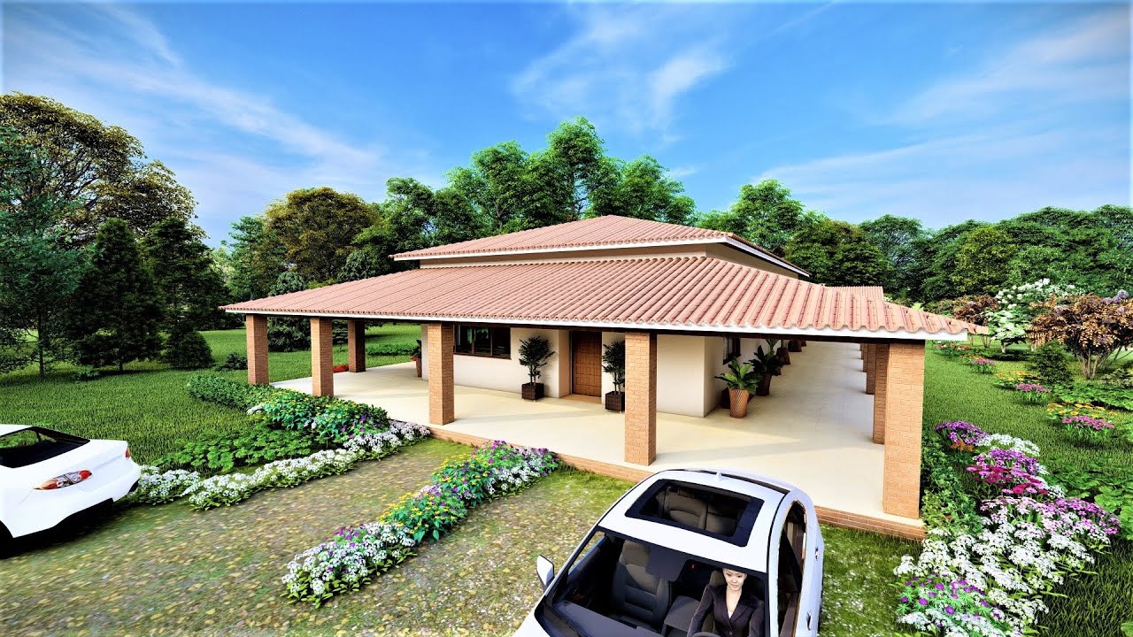 Casa de Campo - Compre o Projeto na Descrição - P382