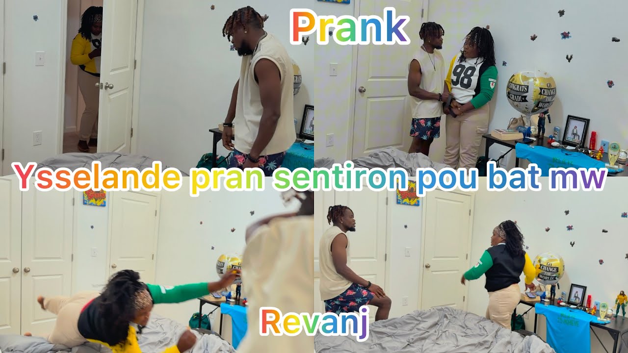 Revanj prank sa twòp pou bb li dedouble 😂