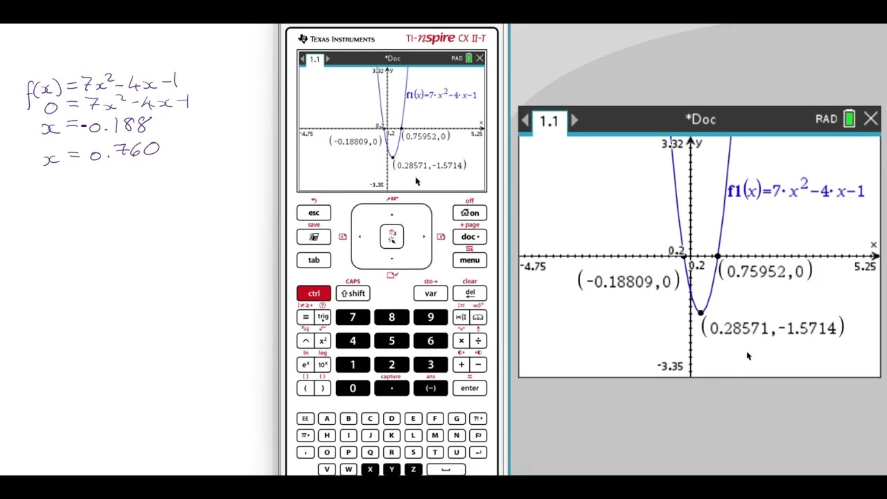 Calculator skills: Graphing basics