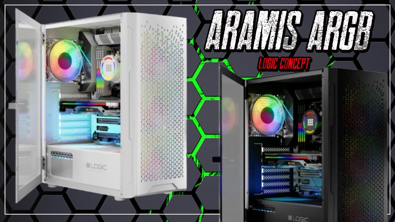 Logic Concept Aramis ARGB - Niedroga obudowa z 4 wentylatorami w zestawie