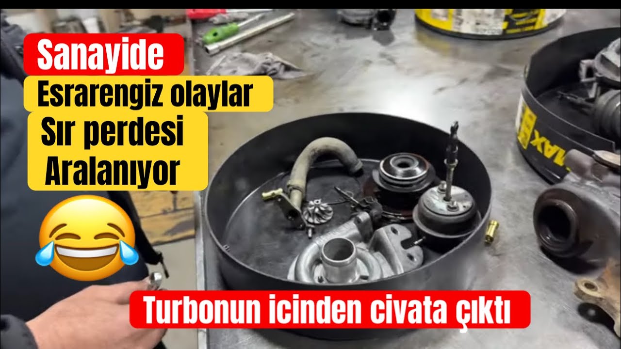 TURBONUN İÇİNDE CİVATANIN NE İŞİ VAR ? /// FİAT FİORİNO 1.3 MULTİJET TURBO ARIZASI