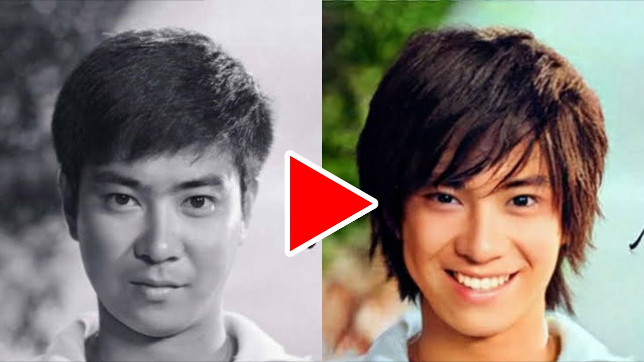 昭和の二枚目俳優達を「今風イケメン」にしてみた【カラー化】