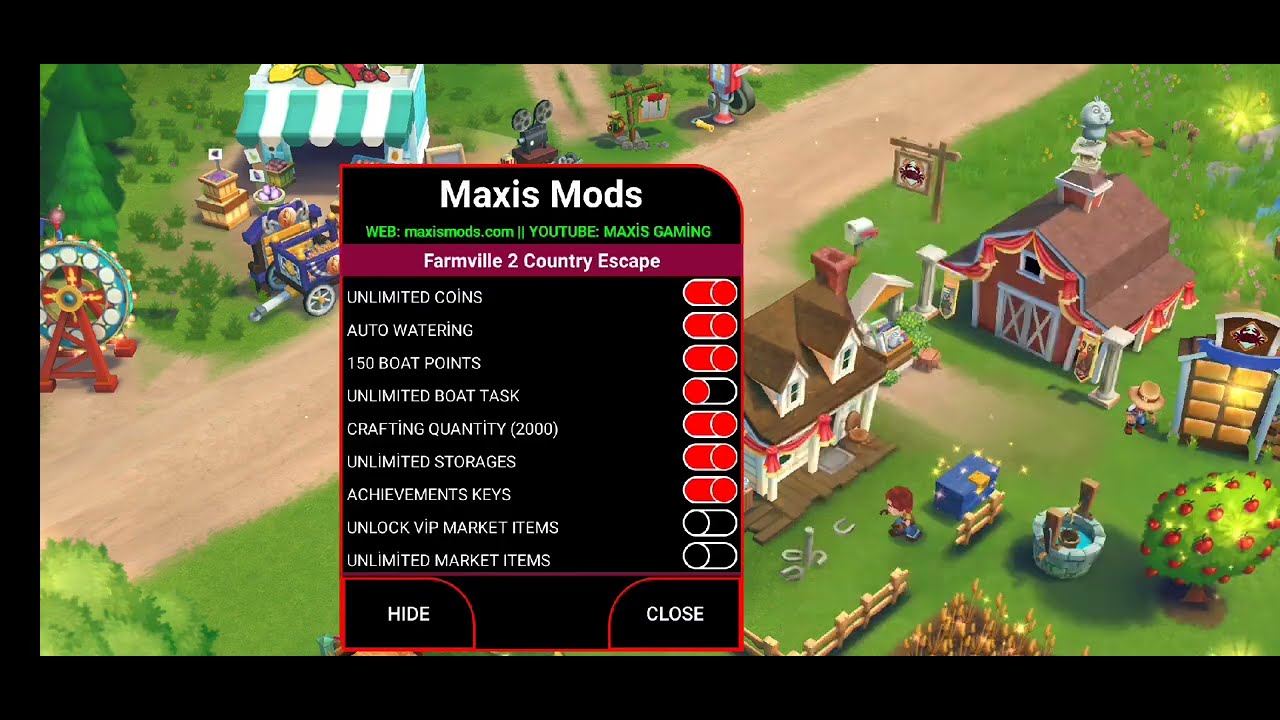Farmville 2: Country Escape Mod / Hile Menu Unlimited Everyone FarmVille 2 Köy Kaçamağı Free Mod Apk