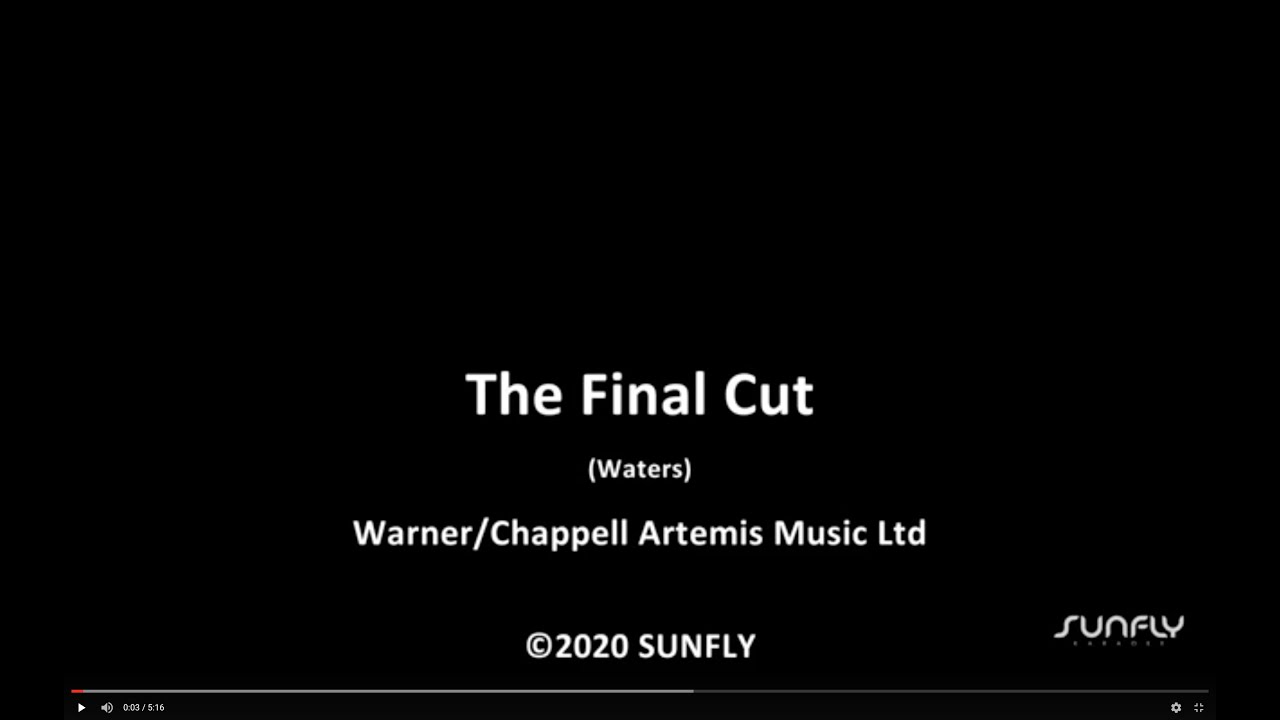 Pink Floyd - The Final Cut - Karaoke