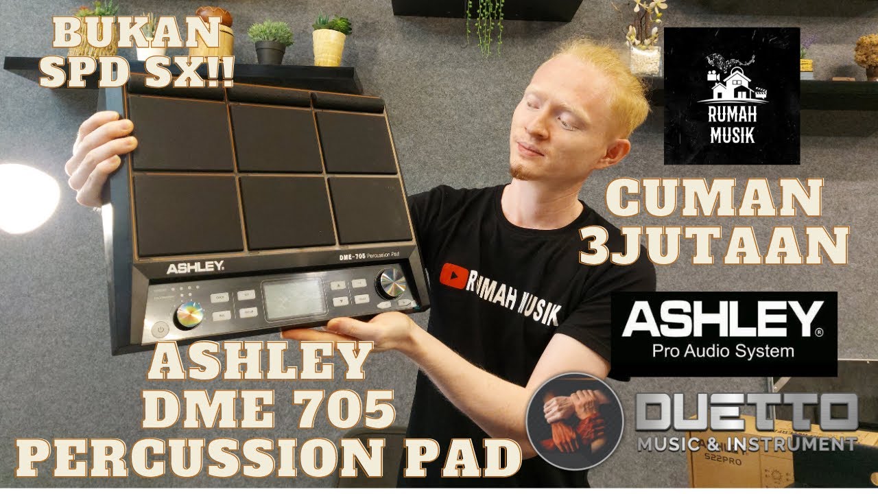 BUKAN SPD SX!!, ASHLEY DME 705 PERCUSSION PAD BAGUS MURAH, SPD SX KALAH???