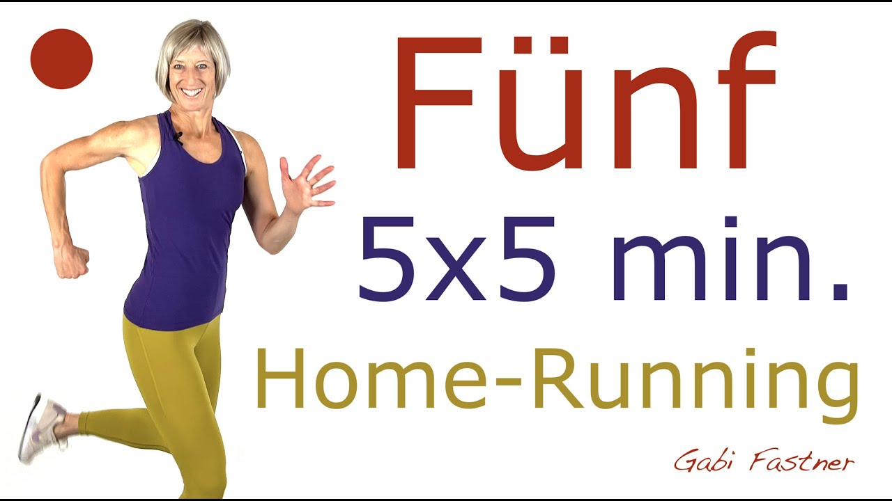 5️⃣ mal 5️⃣ min. Cardio Intervalle | 30 min. Homerunning | intensiv | ohne Geräte