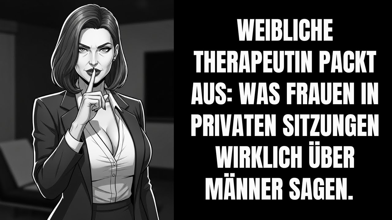 Weibliche Therapeutin packt aus: Was Frauen in privaten Sitzungen wirklich über Männer sagen.