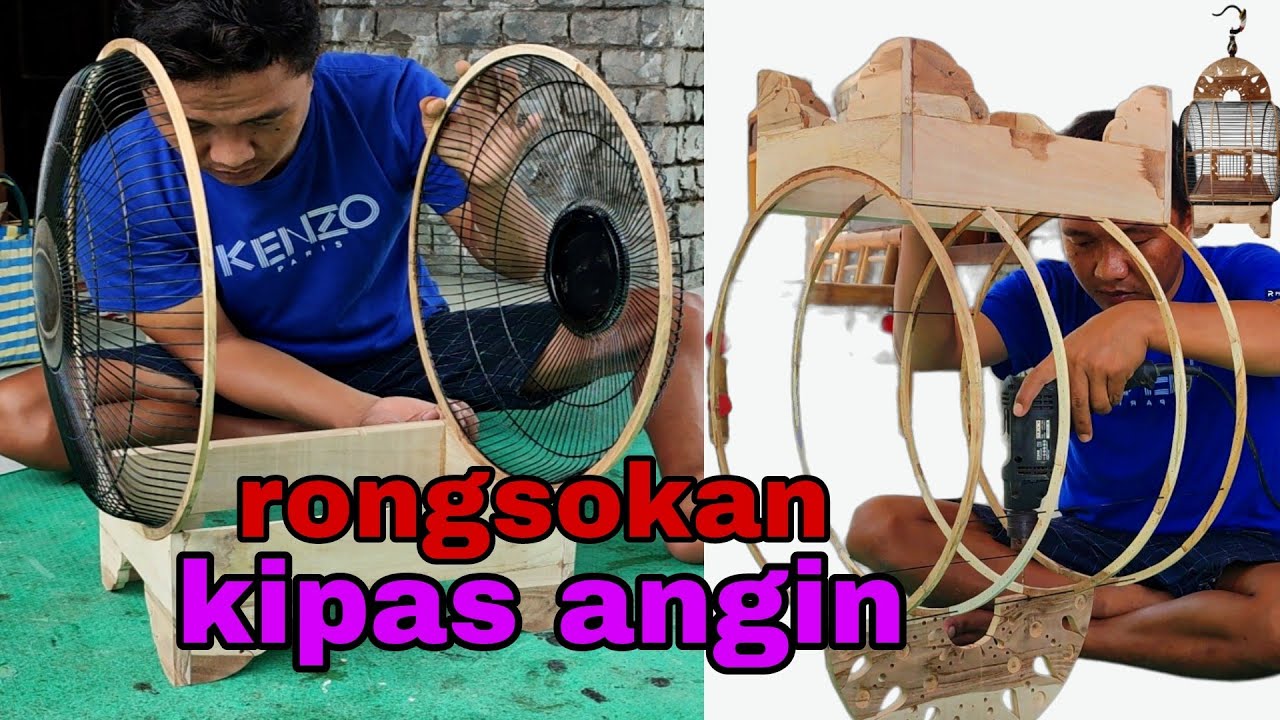bekas tutup KIPAS ANGIN jd sangkar  mewah untk puter pelung / perkutut