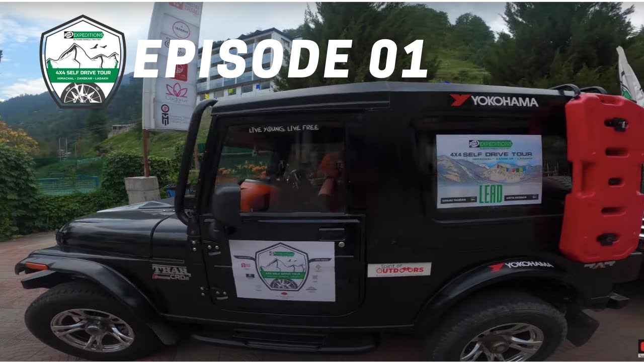 Going to Keylong from Bilaspur | Flag off! Himachal - Zanskar - Ladakh | Episode 1