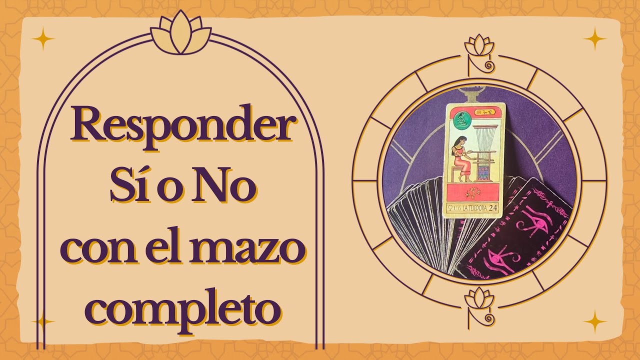 Preguntas rápidas y concretas 🎴 Tarot Egipcio de Jeremy Mitchell