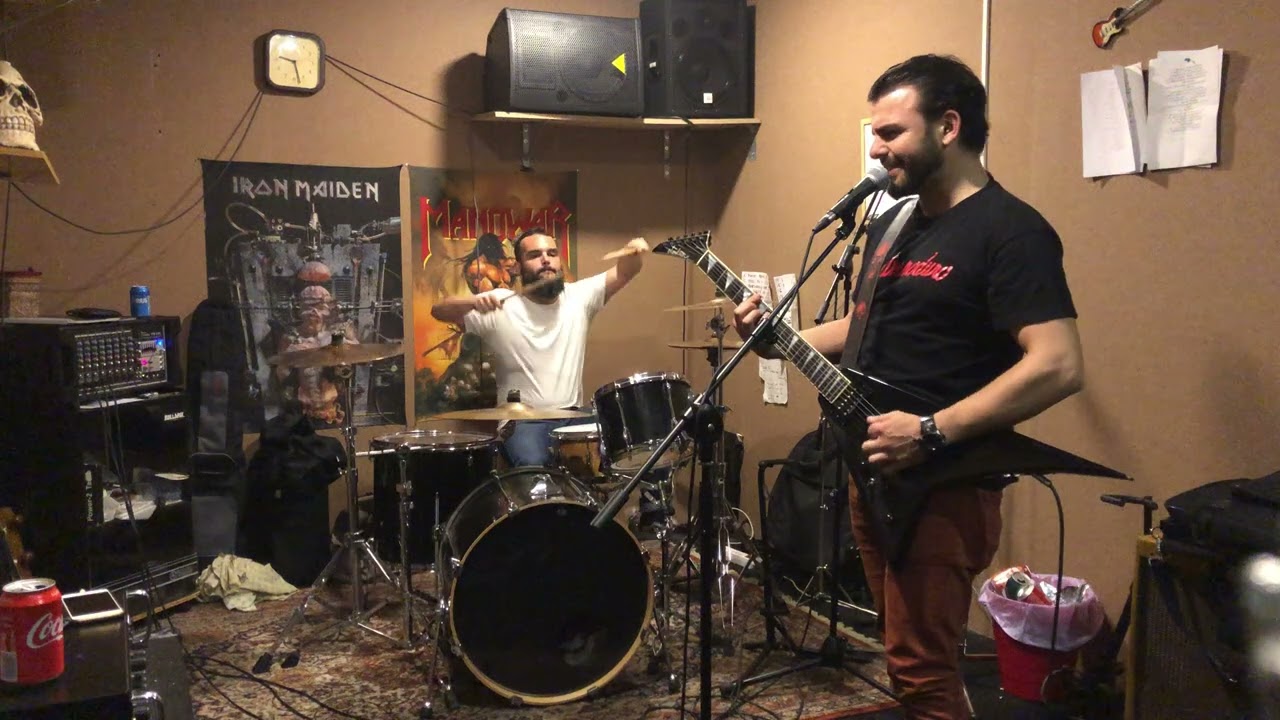 Cover La Hoguera - Extremoduro, guitarra y batería