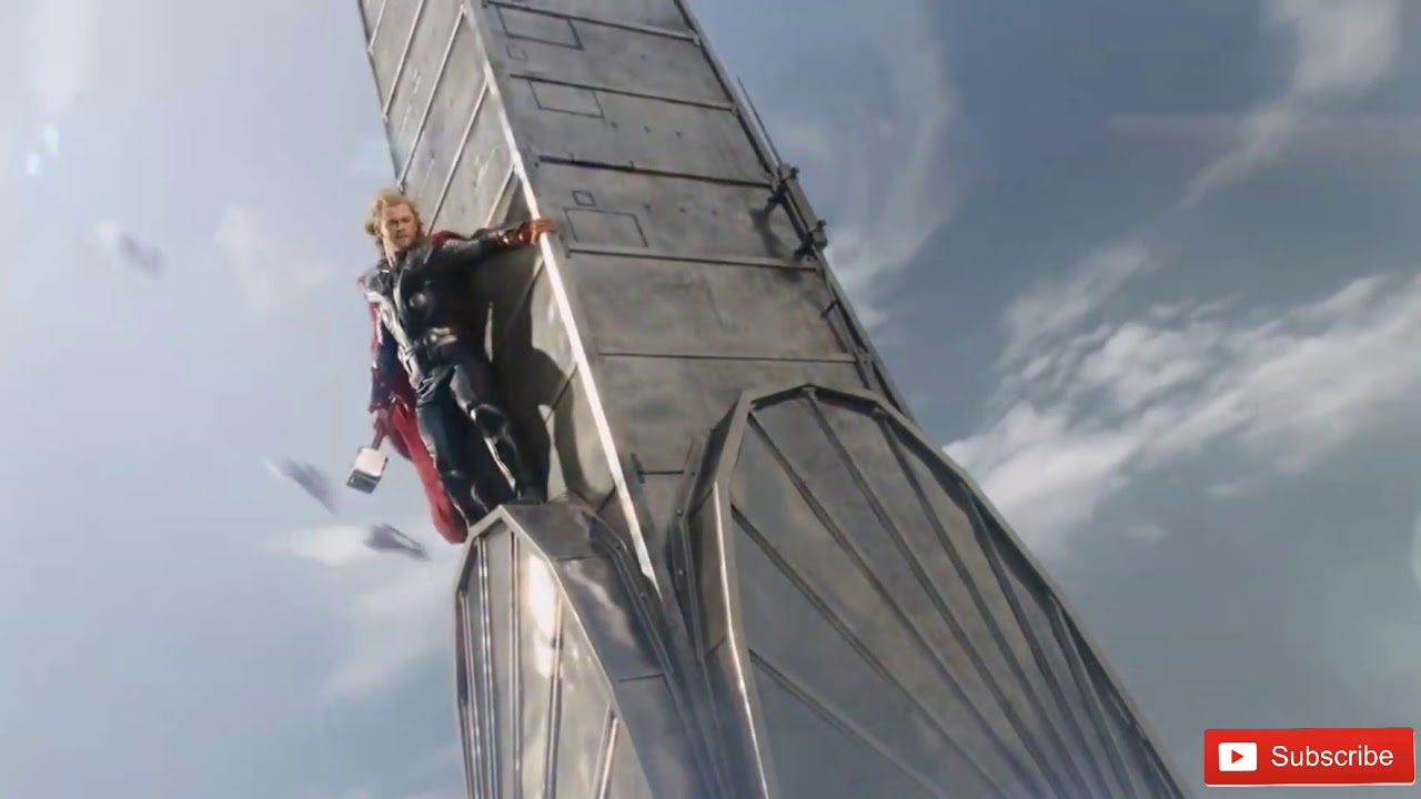 Marvel's THE AVENGERS Thor lightning powers fighting scene