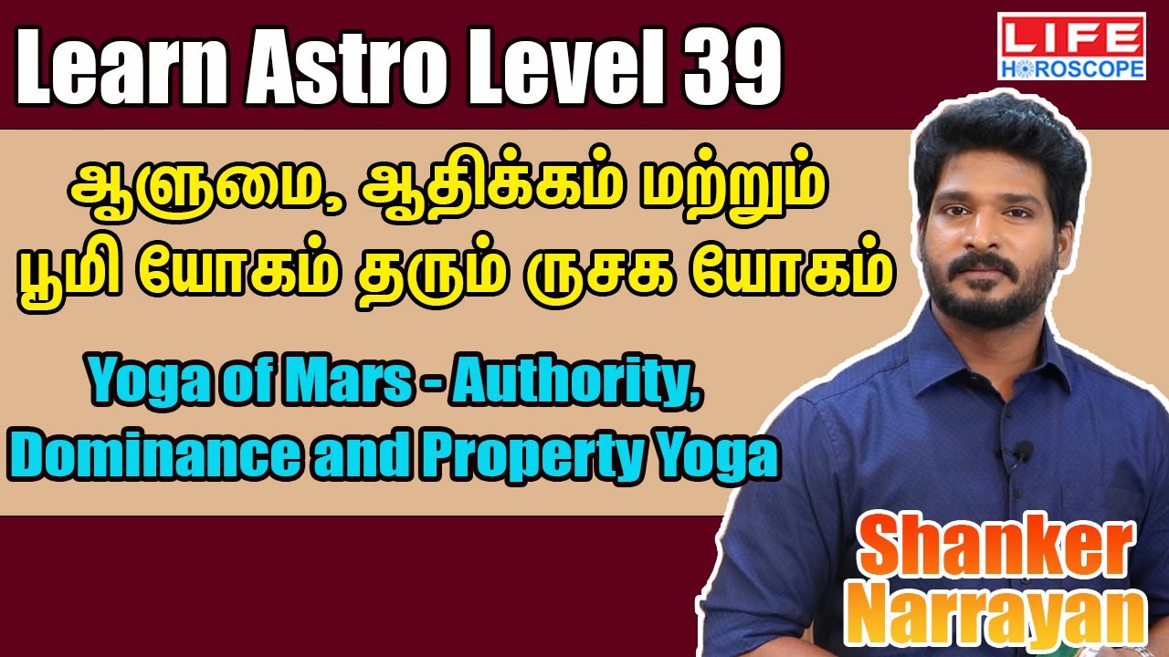 Learn Astrology for Beginners | Level 39 | Property Yoga | Mars | Life Horoscope #learnastrology