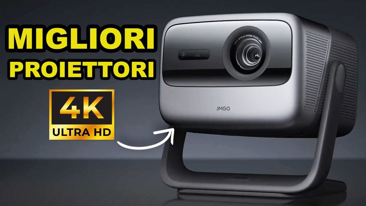 I MIGLIORI PROIETTORI 4K da AMAZON! Proiettori con Risoluzione 4K Reale per Home Cinema