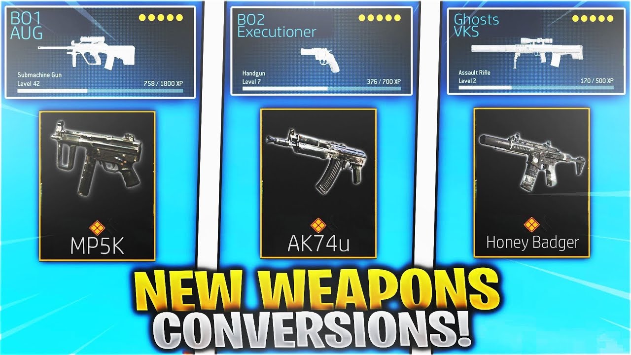 Modern Warfare: NEW Weapon Conversions! How to Unlock 18 Secret Weapons Blueprints (COD MW Gunsmith)