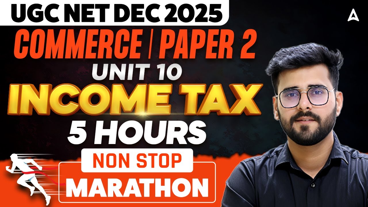 UGC NET Commerce | UGC NET Commerce Unit 10 Income Tax By Deepesh Sir