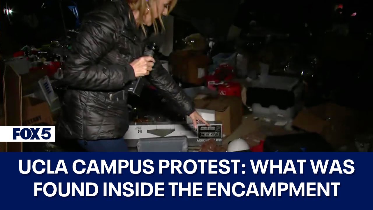 UCLA Protest: Here’s what was found inside the pro-Palestinian encampment after police cleared it