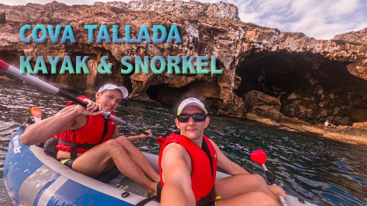 CALA LES ROTES Y VISITA EN KAYAK + SNORKEL A COVA TALLADA