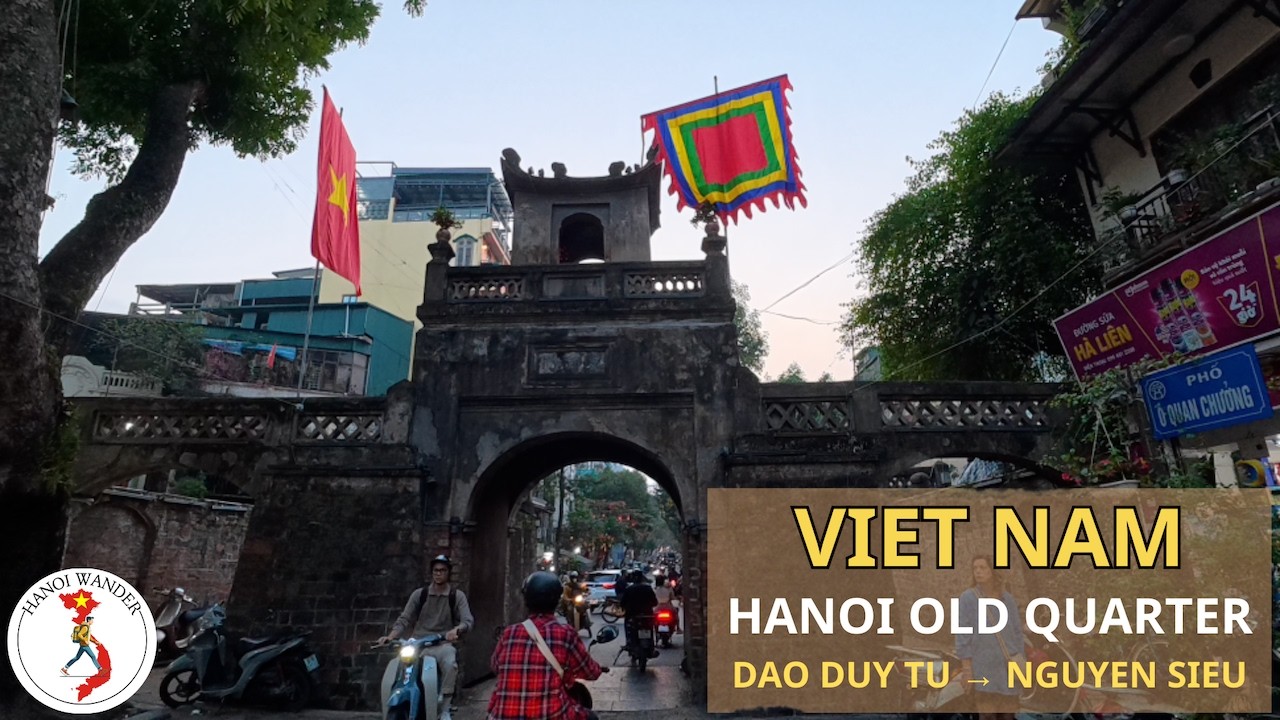Explore Hanoi Old Quarter 🇻🇳 P.13 | Dao Duy Tu → Nguyen Sieu Street | 5PM Walk 4K | Local Life
