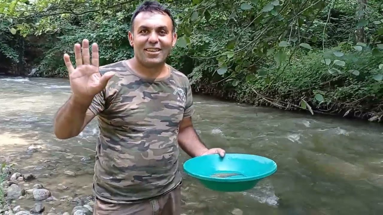 altın nerelerde bulunur derede altın arama akarsuda altın Gold prospecting Gold mining Gold panning