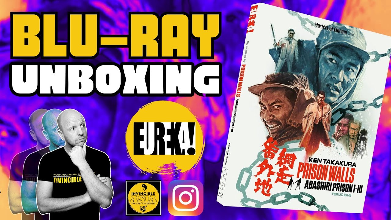 PRISON WALLS ABASHIRI PRISON 1 - 3 網走番外地 - Eureka Video Blu-ray Unboxing & Review
