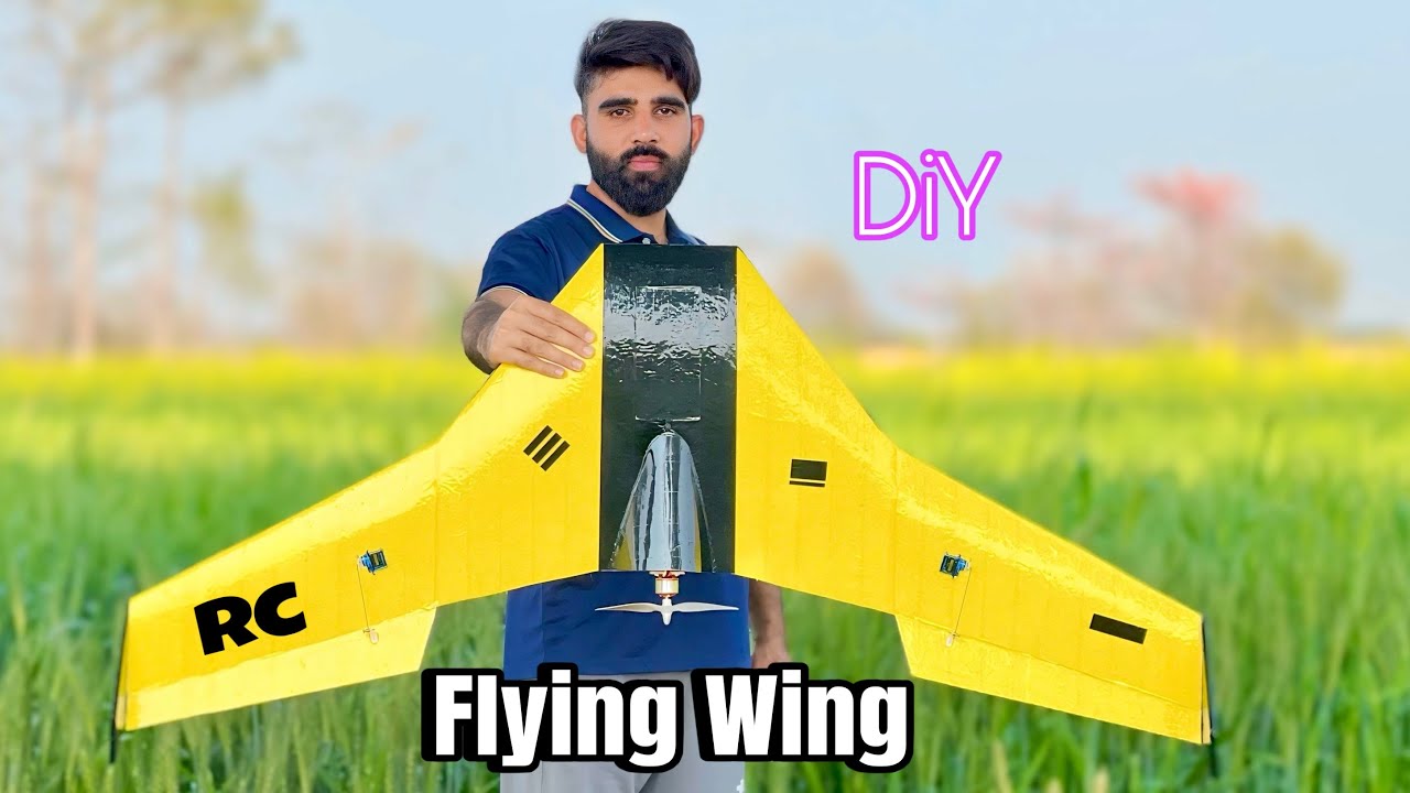 How to build | Rc Flying Wing | at home Easy to Build Fun to Fly