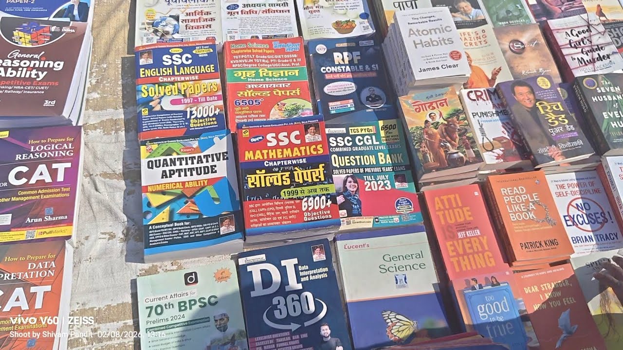 Sunday Book Market दरियागंज । दिल्ली गेट मैट्रो स्टेशन से 100 मीटर दूर। Near by #delitecinema #viral