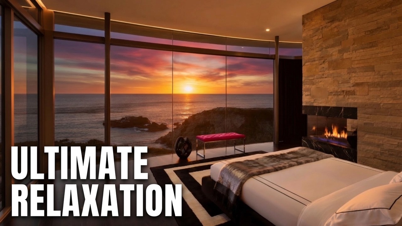 ☕Ocean View Bedroom Vibes | Relaxing Jazz Instrumental for Work, Unwind, Yoga, Deep Sleep music