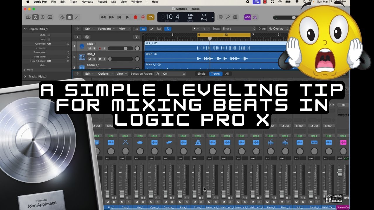 A Simple Leveling Tip For Mixing Beats In Logic Pro X