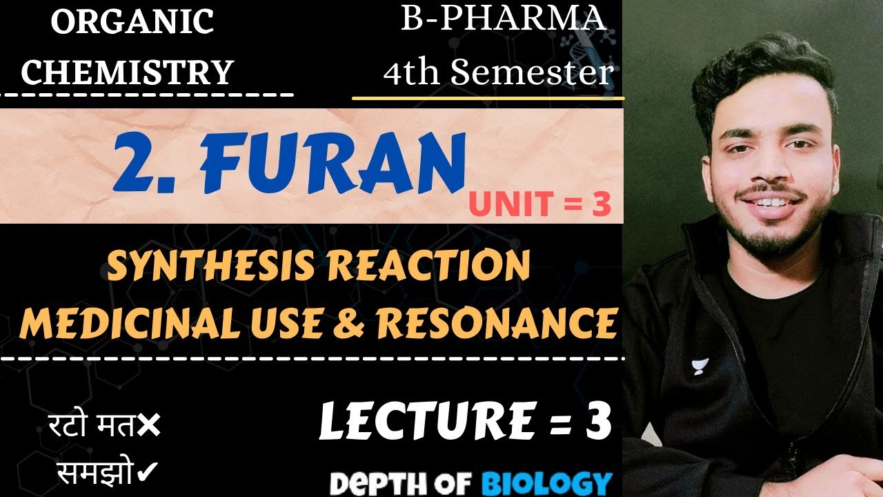 furan synthesis and reactions || furan organic chemistry || furan resonance structures #sgsir