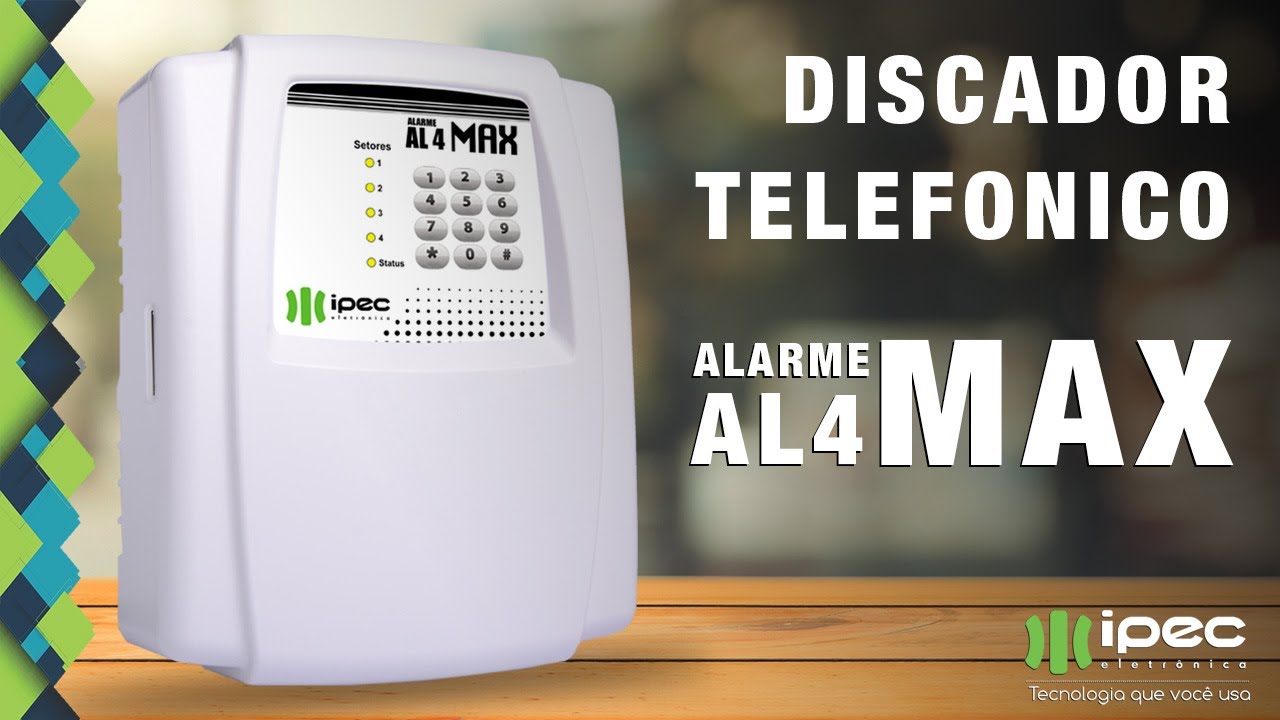 DISCADOR TELEFÔNICO AL4 MAX IPEC