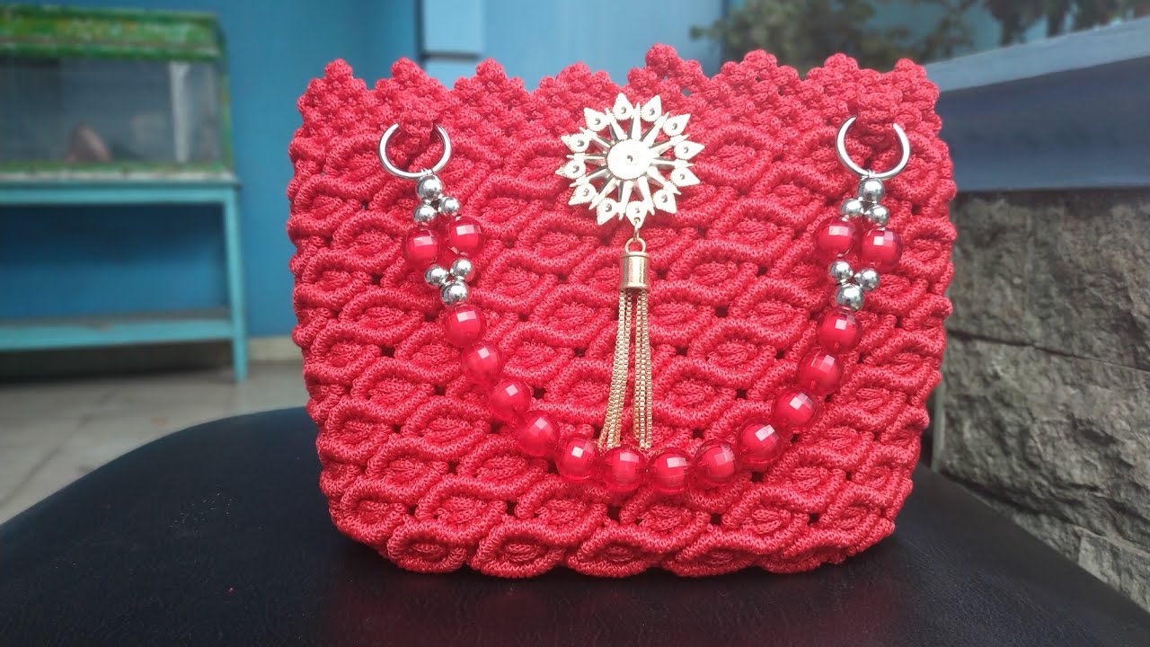 Full Tutorial Tas Tali Kur Terbaru Motif Mata