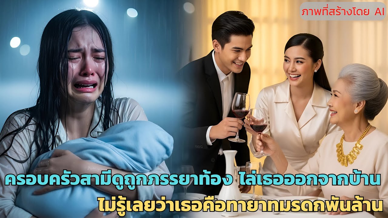 ครอบครัวสามีดูถูกภรรยาท้อง ไล่เธอออกจากบ้าน… ไม่รู้เลยว่าเธอคือทายาทมรดกพันล้าน | ผู้หญิงแกร่ง