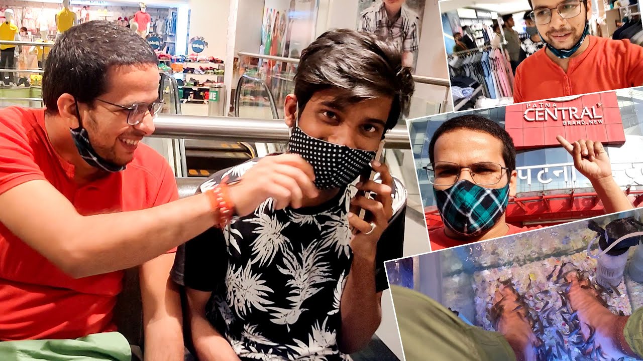 पटना में मछलियों के साथ मस्ती | Patna Shopping & Fun Vlog | PawanXP | Vlog#10