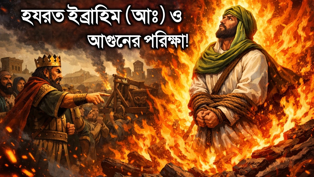 আগুনও পোড়াতে পারেনি | হযরত ইব্রাহিম (আ.) এর অবিশ্বাস্য পরীক্ষা | Islamic Story